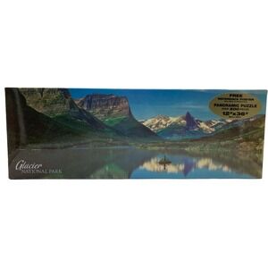 Glacier  National Park Jigsaw Puzzle NEW/SEALED Panoramic 12 x 36 500 piece